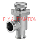 Stainless Steel High Vacuum Angle Valves / In-Line Valves Xmh / Xyh Series Manual / Bellows Seal