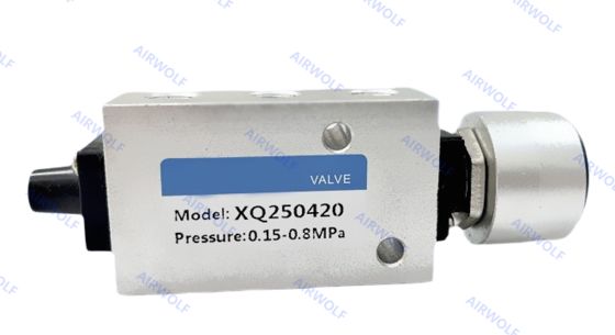XQ Series Aluminum Pneumatic Manual Valve with 0-1.0MPa Operating Pressure and -10~+60 ℃ Working Temperature for 1/8" Port Size
