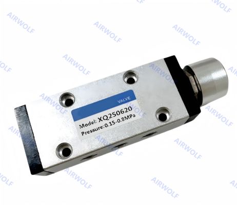 XQ Series Aluminum Pneumatic Manual Valve with 0-1.0MPa Operating Pressure and -10~+60 ℃ Working Temperature for 1/8" Port Size