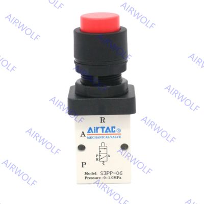 3/2 way S3PP-M5, S3PP-06, S3PP-08 AIRTAC S3 Series Control Valve M5 1/8" 1/4"