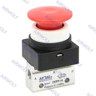 AirTAC CM3PF-06, CM3PP-06, CM3PM-06, CM3HS-06 CM3 Series 3/2 way Control Valve 1/8"
