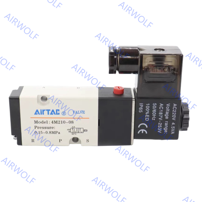 4M110-M5/06, 4M120-M5/06 AIRTAC 4M Series 5/2 way NAMUR Electric Solenoid Valve M5, 1/8"