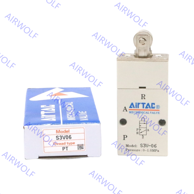 AIRTAC S3 Series S3V-M5, S3V-06, S3V-08 3/2 way Control Valve M5 1/8" 1/4"