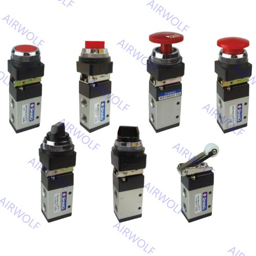 MSV8652-02R MSV8652-02TB MSV8652-02LB MSV8652-02PB SHAKO 5/2 way Mechanical Valve 1/4"