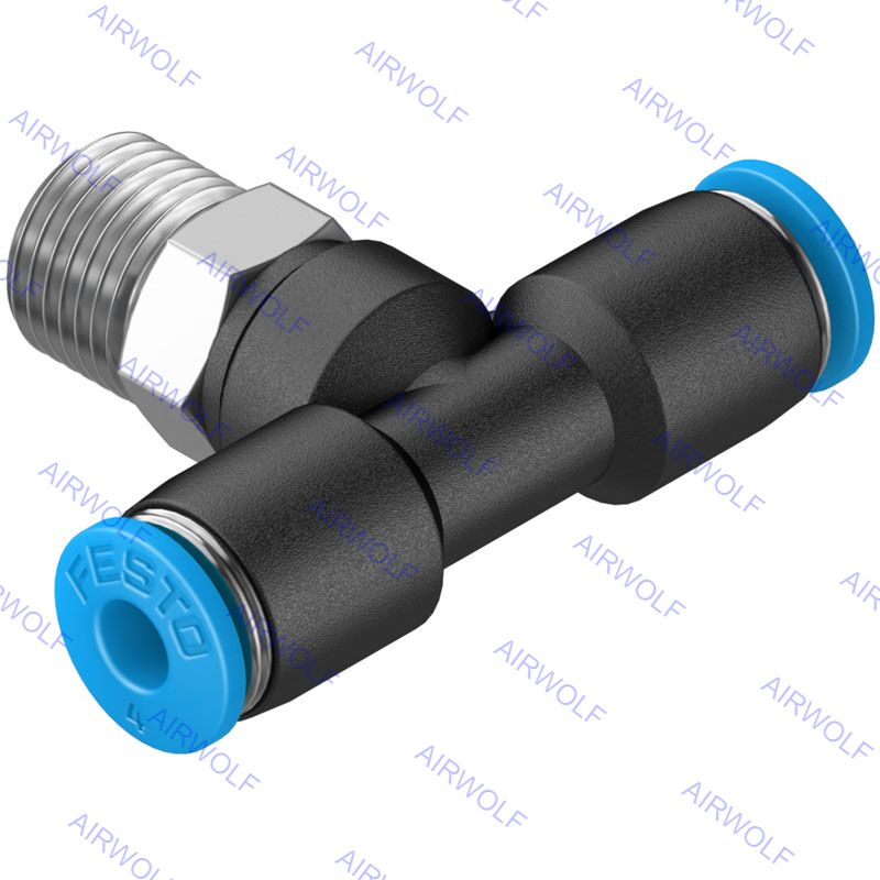 Festo QST-1/2-12 QST-1/2-16 QST-G1/8-4 QST-G1/8-4-100 QST Series Push-in T-fitting
