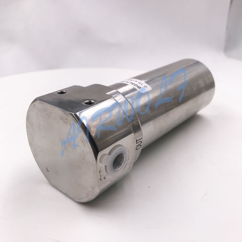 High Pressure 40 Bar Stainless Steel Air Filter BQSLH-08 1/4 Inch