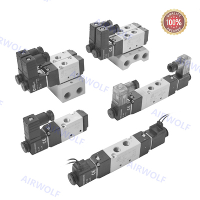 5/2 Arah 3/2 arah Mindman Aluminium DC24V AC220V Katup Piston Spool MVSC-180-4E1 MVSC-180-4E2 MVSC-180-4E2-DC24-L