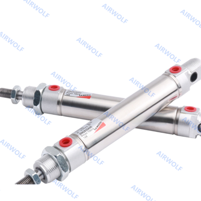 CAMOZZI ISO6432 Stainless Steel Pneumatic Cylinder 0.15-1.0MPa 24 Seri 25