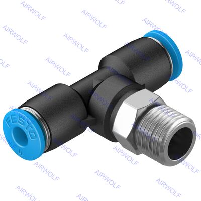 Festo QST-1/8-4 QST-1/8-4-100 QST-1/8-6 QST-1/8-6-100 Seri QST Push-in T Fitting